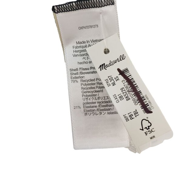 NWT Madewell Flex Macaron Sweetheart Crop Top Size XS - Picture 5 of 5